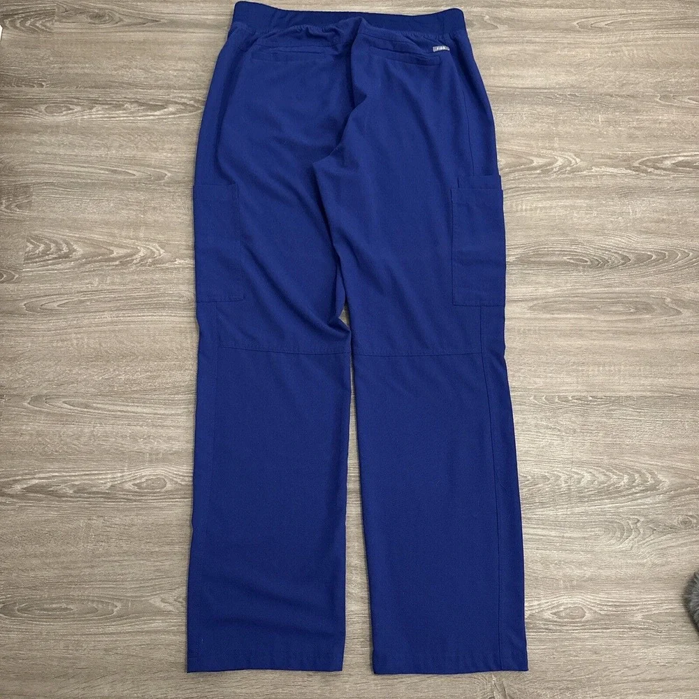 FIGS Pants Men's Large‎ Blue Axim Cargo Scrub Double Pocket T2001
